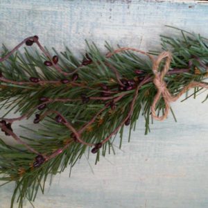 Evergreen sprig & pip berry bowl filler