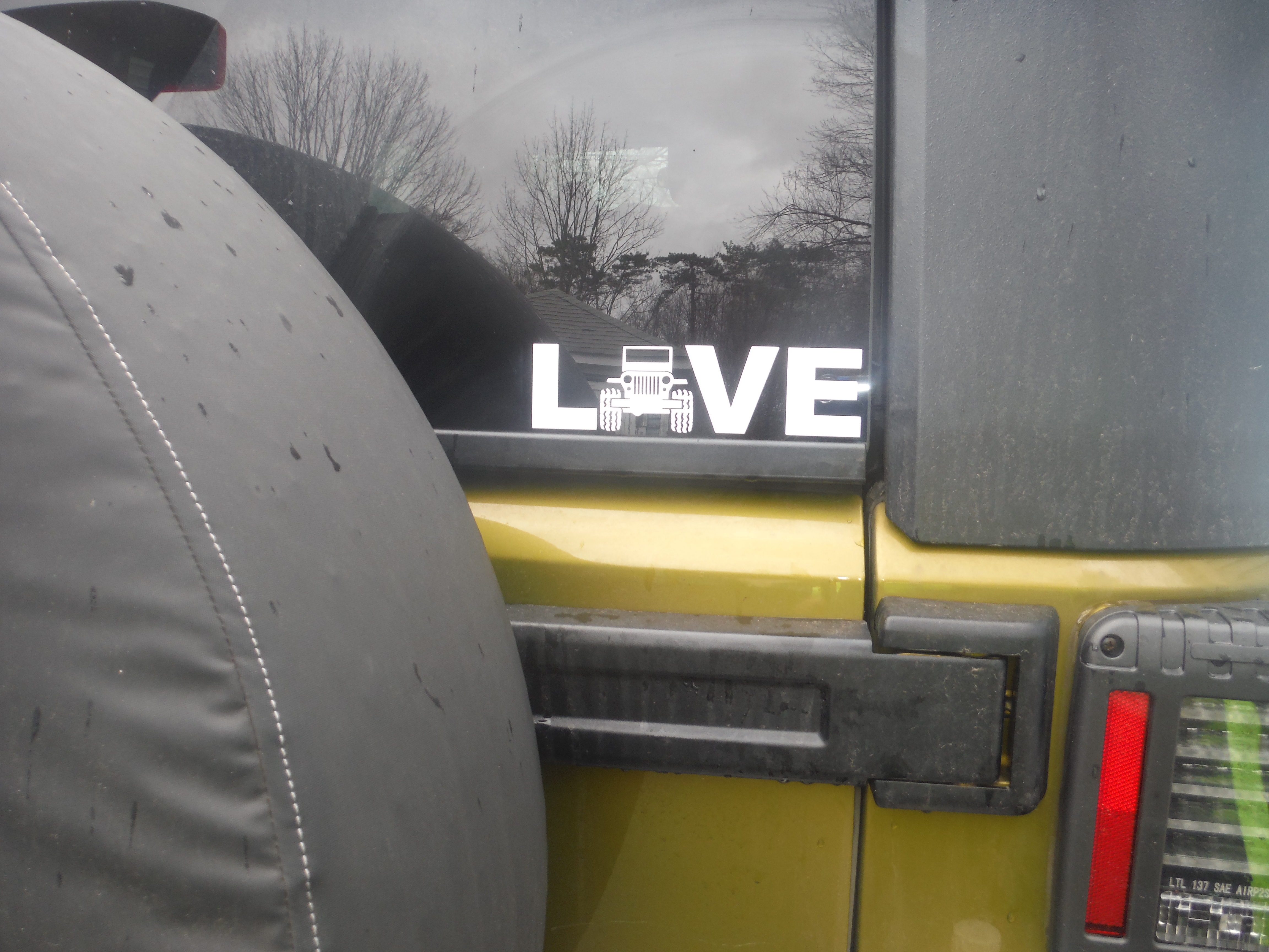 Jeep LOVE window decal - Image 4