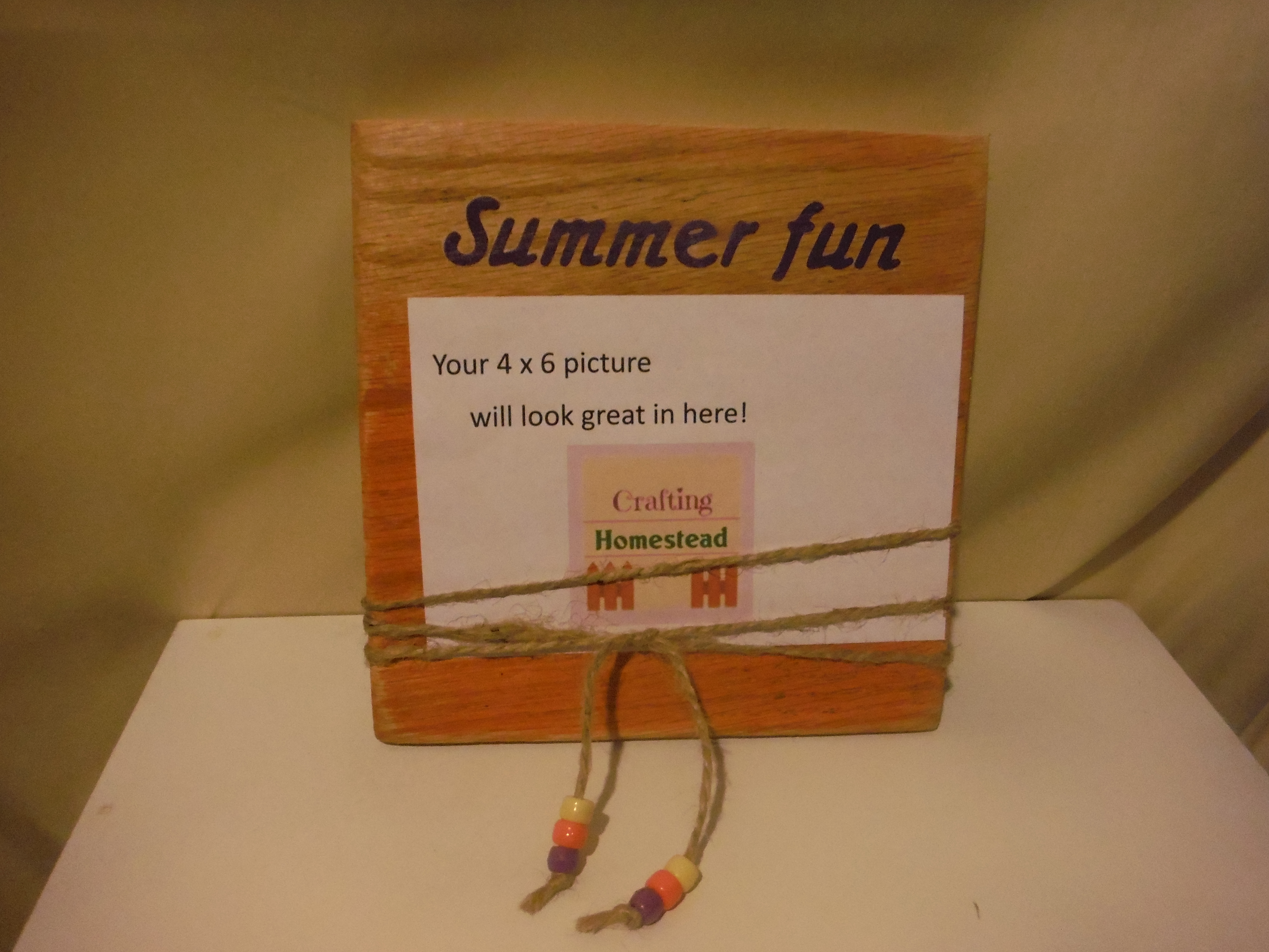 Wood block picture "frame" - Image 3